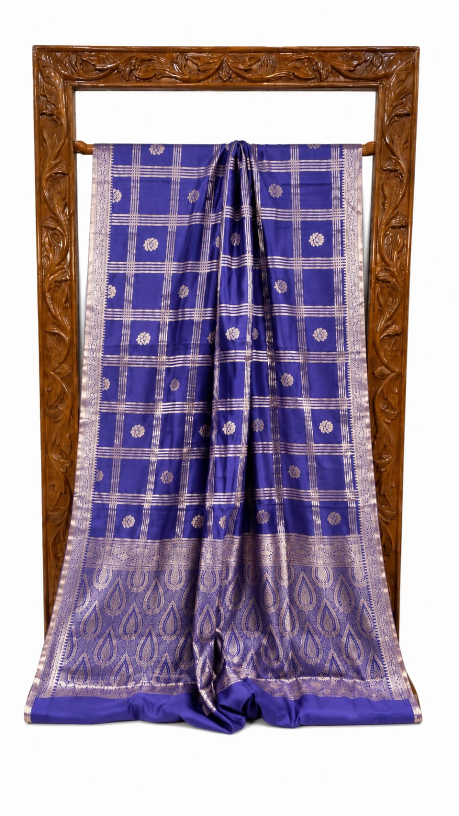 Banarasi Semi Katan Soft Silk Saree - BSKSCHB071
