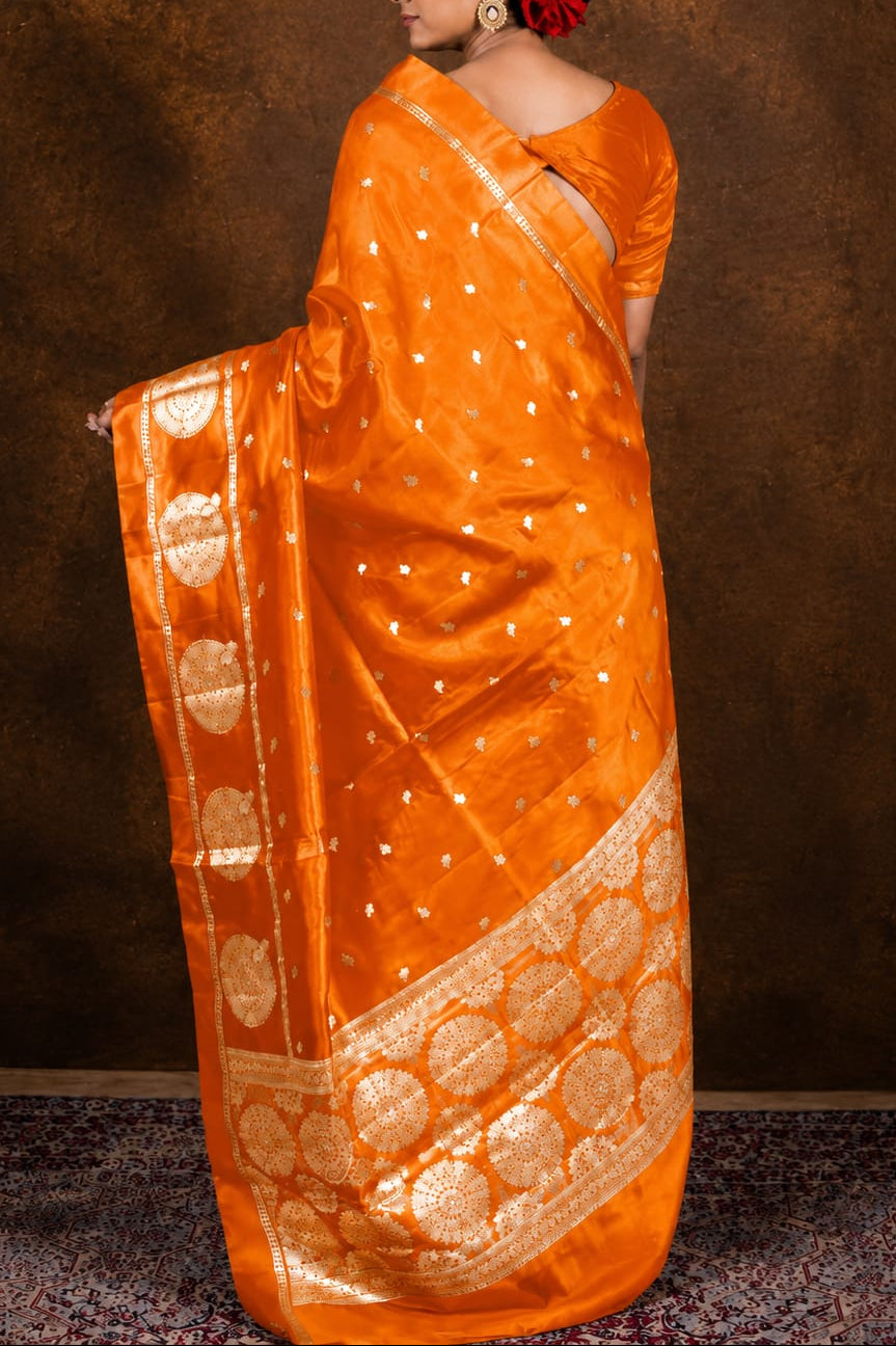 Banarasi Semi Katan Soft Silk Saree – BSKSS0094