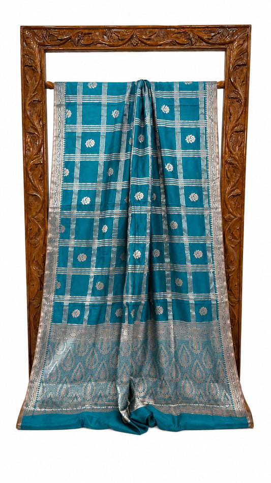 Banarasi Semi Katan Soft Silk Saree - BSKSCHLB064