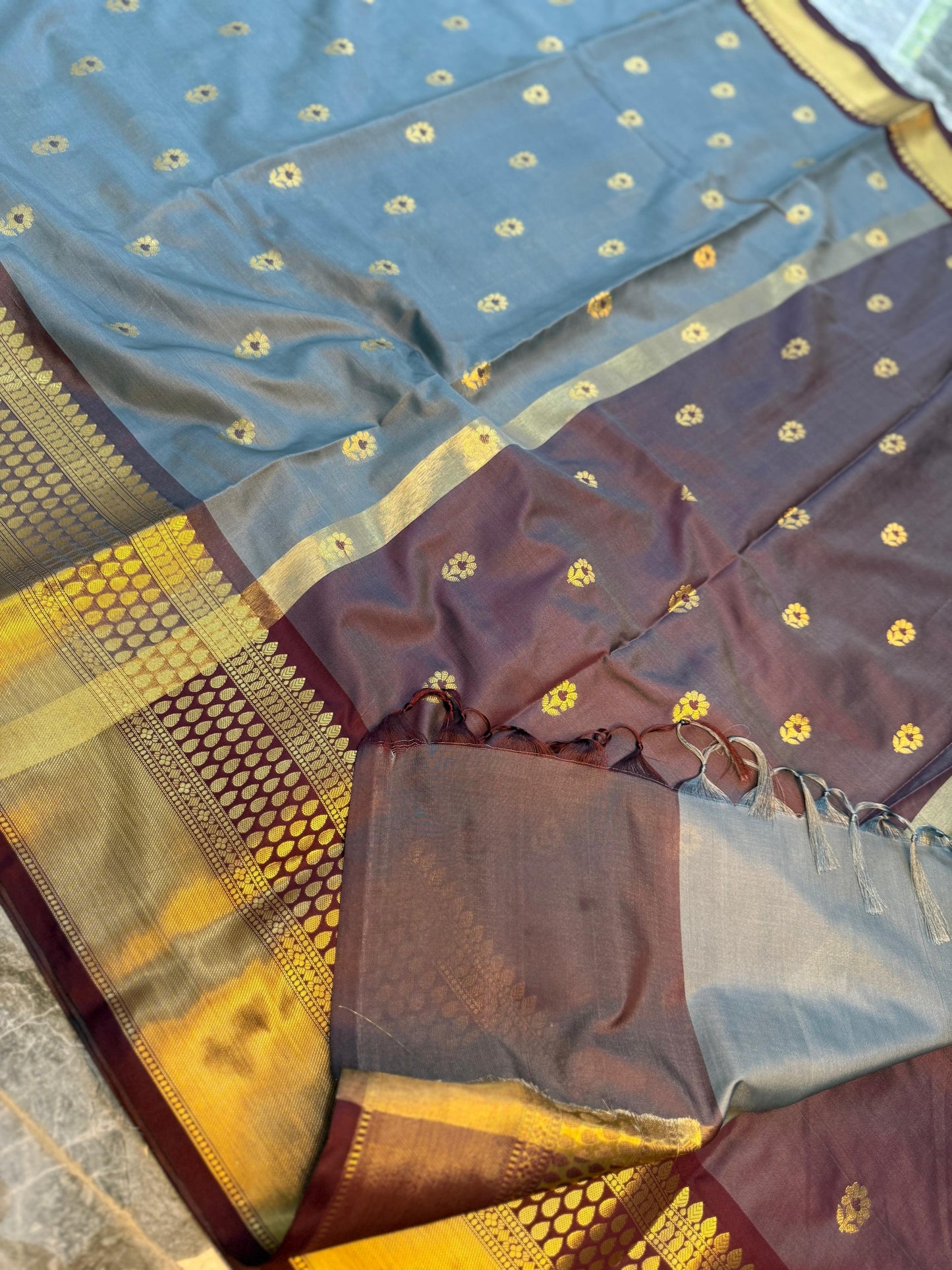 Banarasi Katan Silk Saree - BKSGPE007