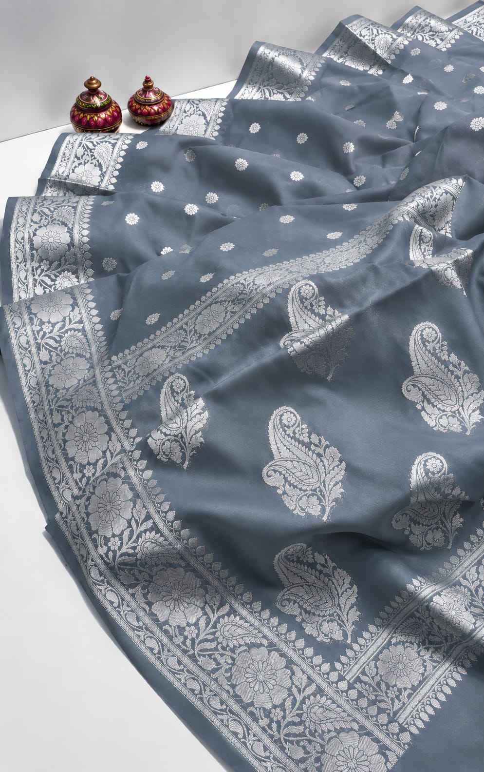 Banarasi Semi Georgette Silk Saree - BSGSGY07