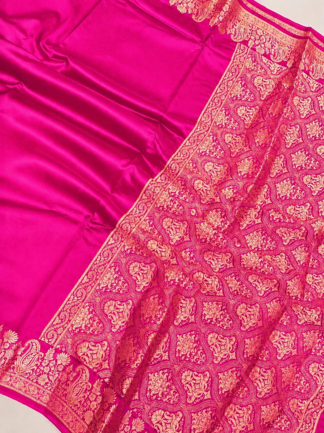 Banarasi Raw Mango Soft Silk Saree - BRMSPK049