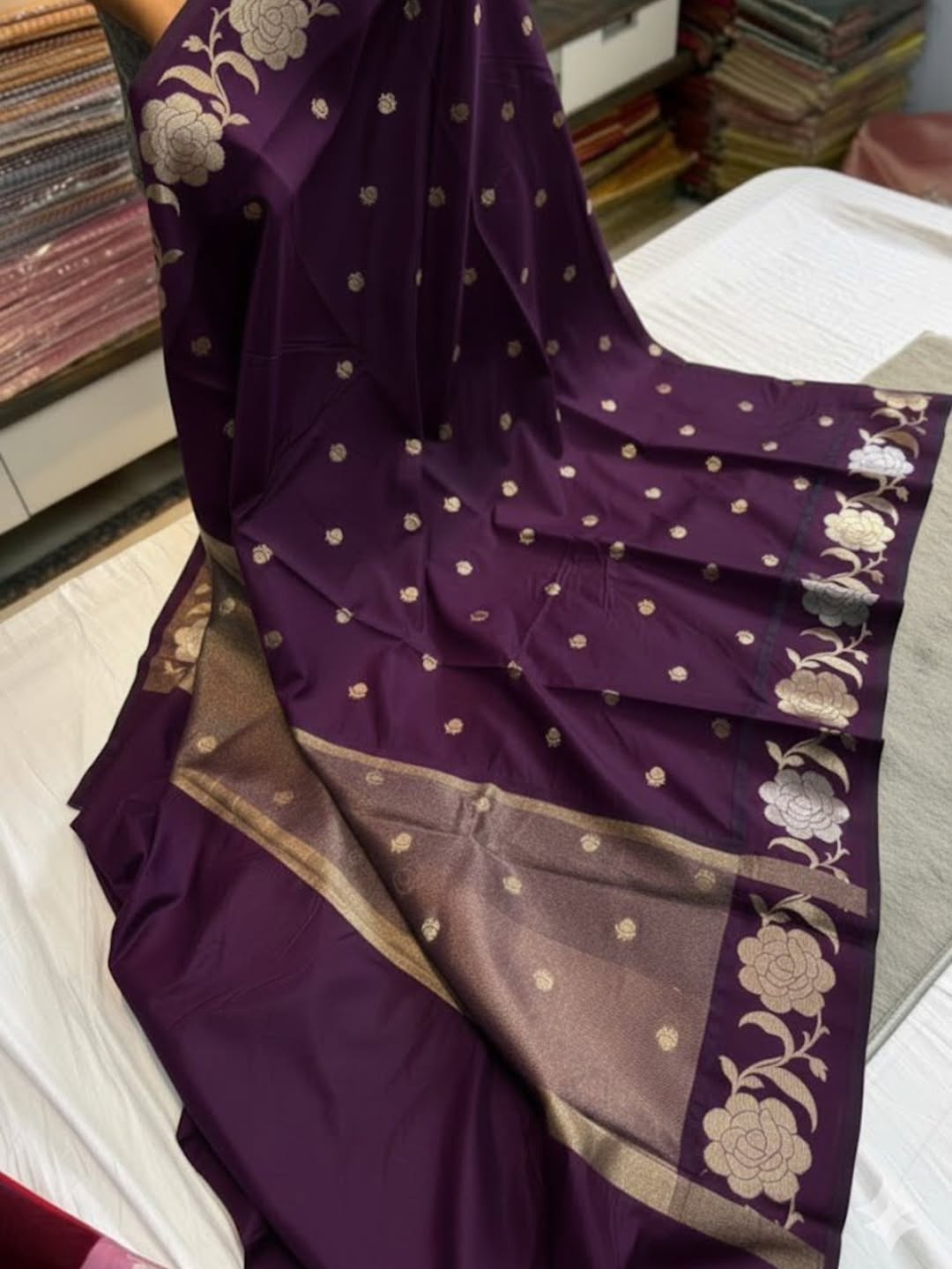 Banarasi Silk Double Dupion Saree - BSDDP02