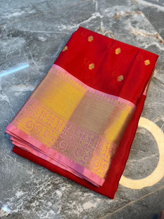 Banarasi Katan Silk Saree - BKSRP008