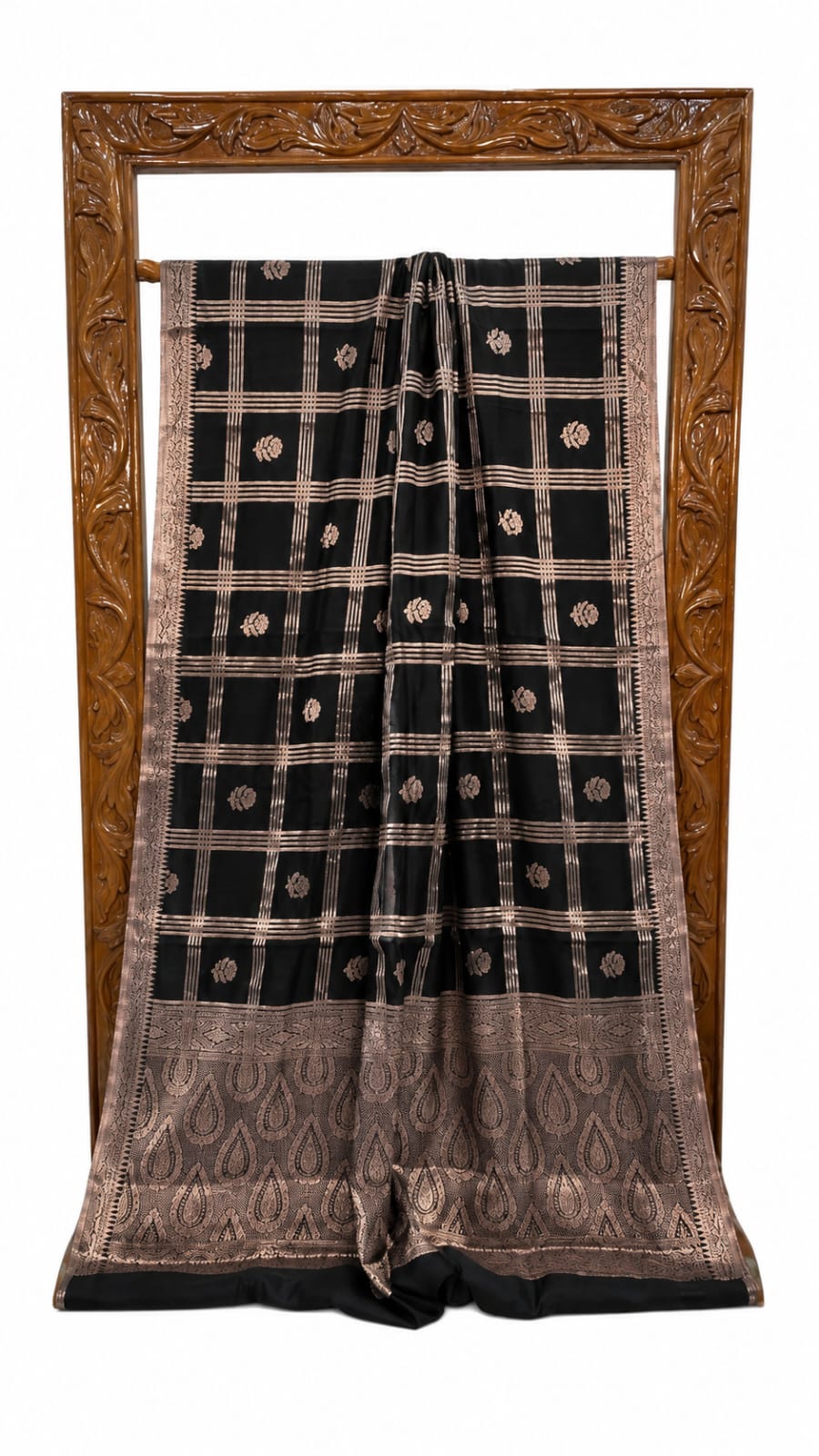 Banarasi Semi Katan Soft Silk Saree - BSKSCHB061