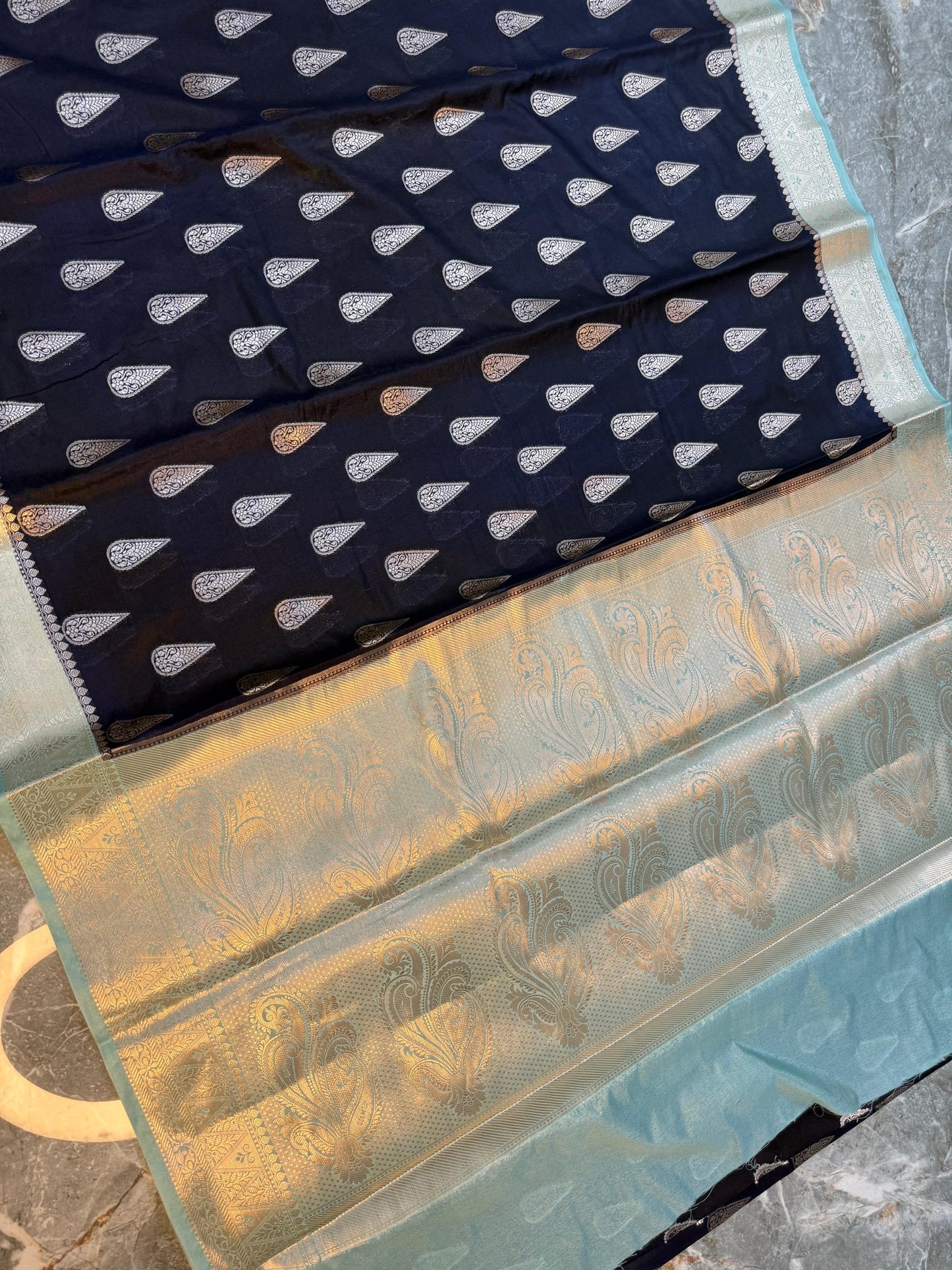 Banarasi Semi Katan Silk Saree - BSKSS0R22