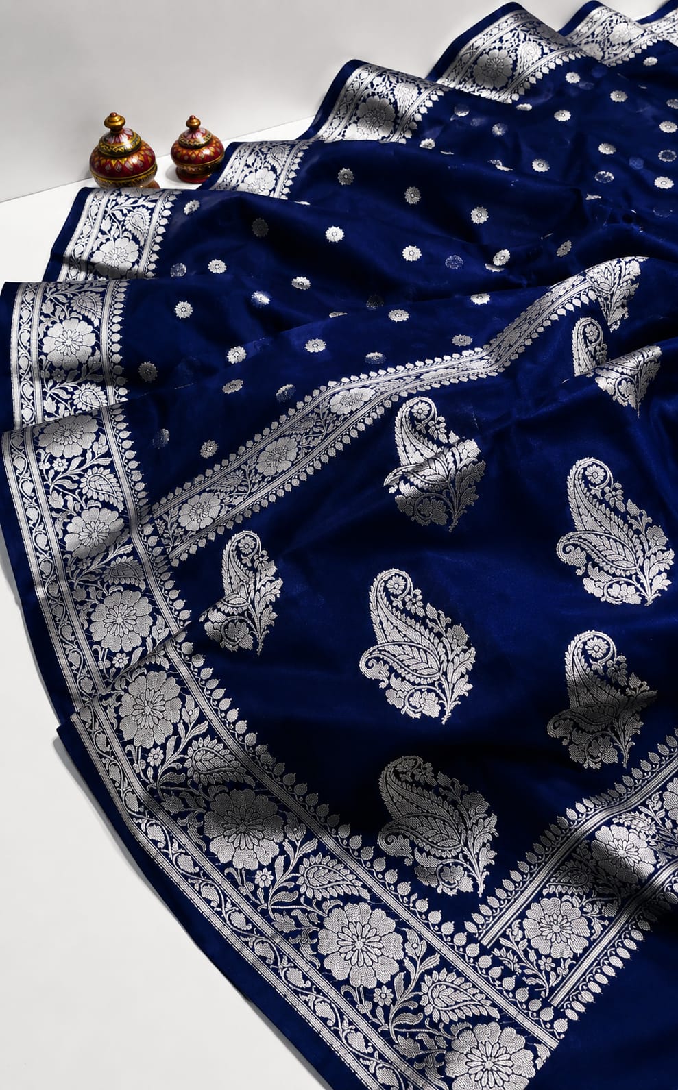 Banarasi Semi Georgette Silk Saree - BSGSDB01
