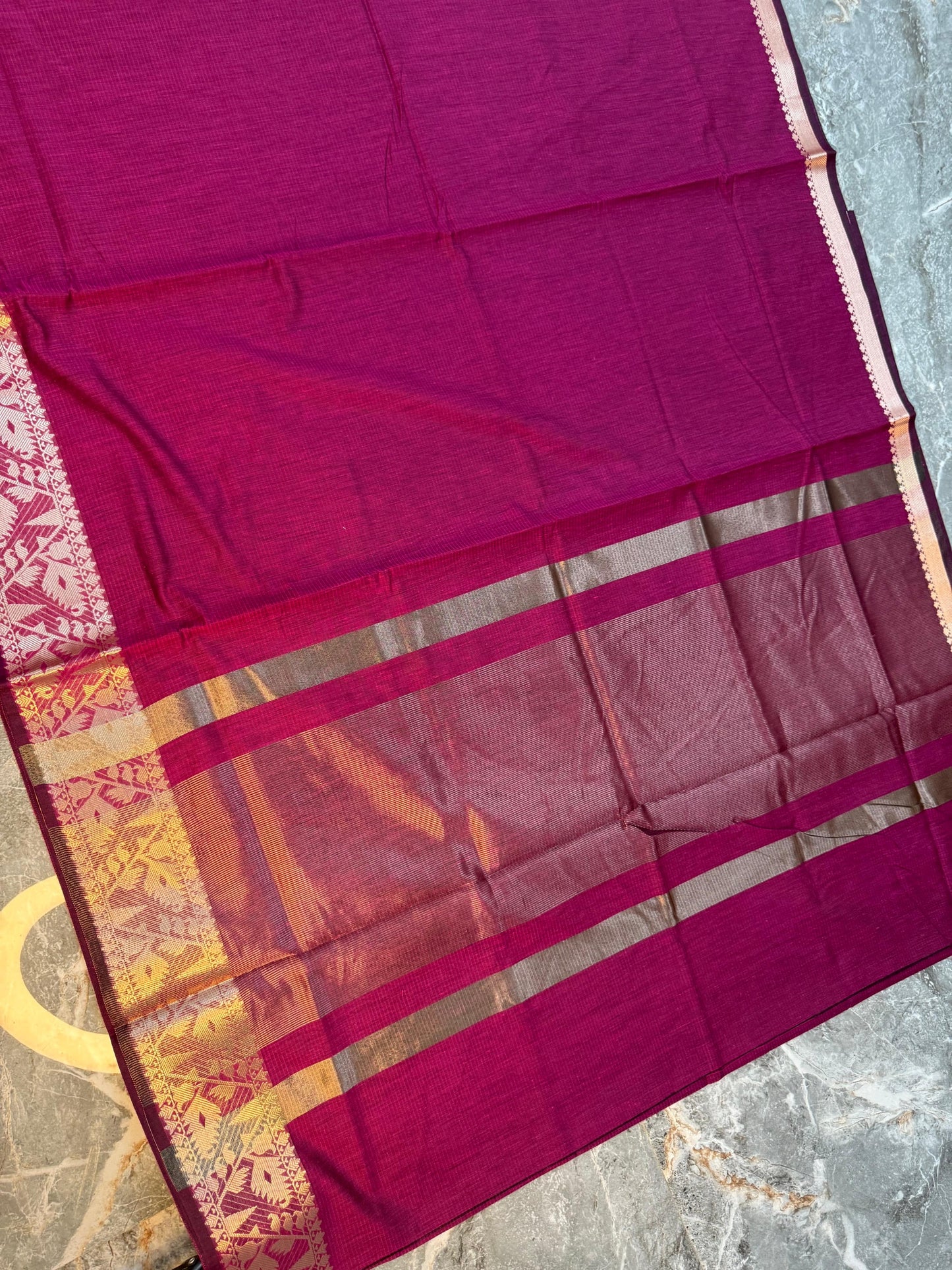 Banarasi Cotton Silk Saree - BCSTBSP08