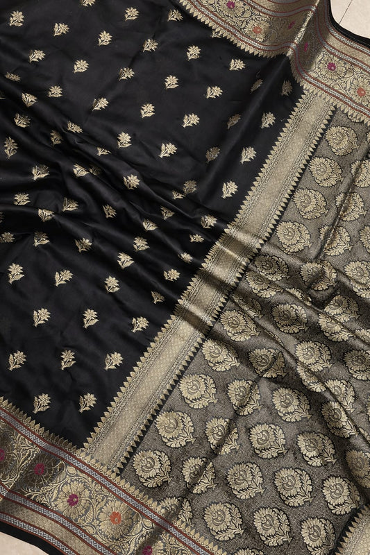 Banarasi Semi Katan Silk Saree - BSKBGB010