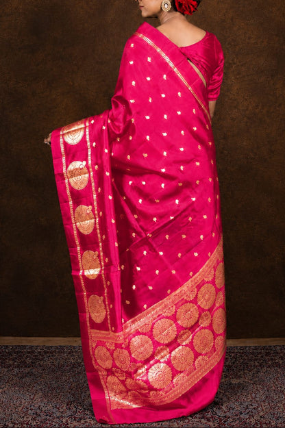 Banarasi Semi Katan Soft Silk Saree – BSKSSP101