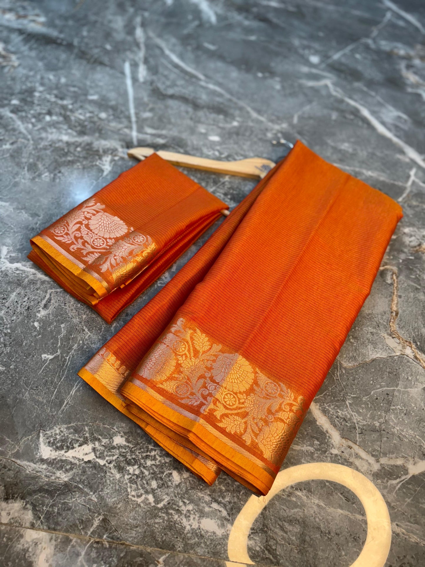 New Launch Banarasi Cotton Silk Saree | Self Colour Saree - BCSSCO78