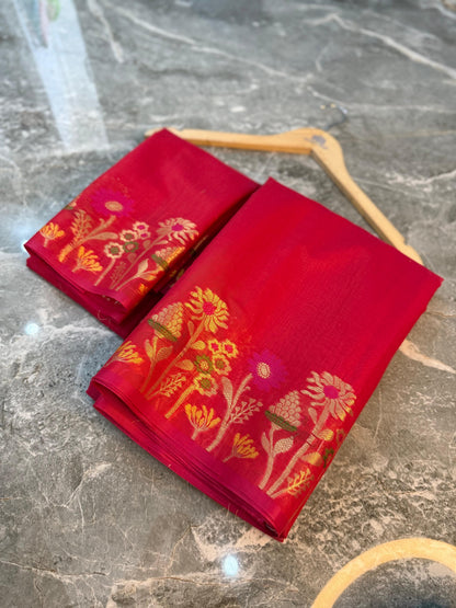 Heritage Banarasi Cotton Soft Silk Saree - HBCSS09