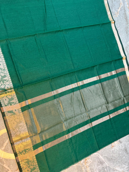 Banarasi Cotton Silk Saree - BCSTBSG03