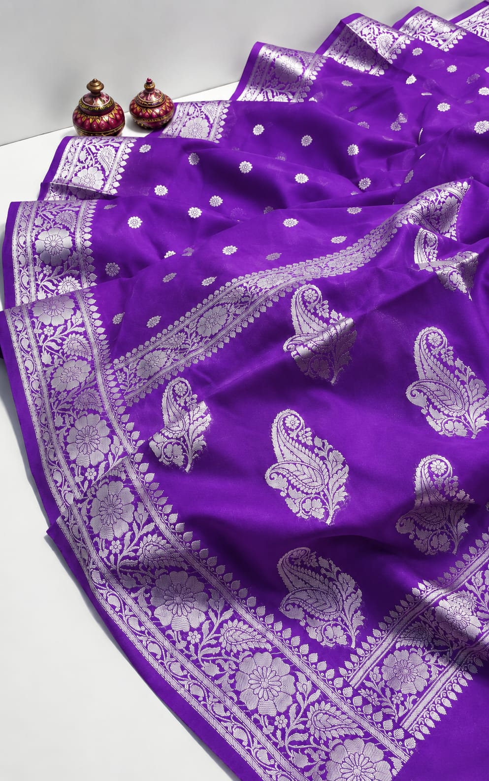 Banarasi Semi Georgette Silk Saree - BSGSPE04