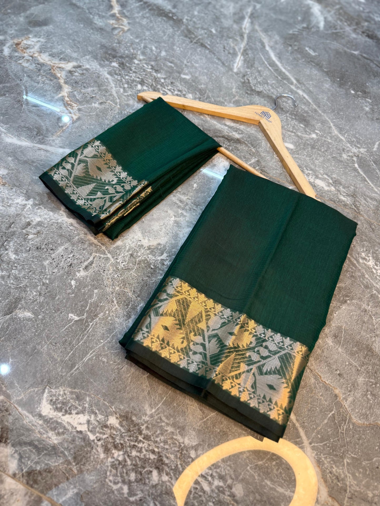 Banarasi Cotton Silk Saree - BCSTBSG03