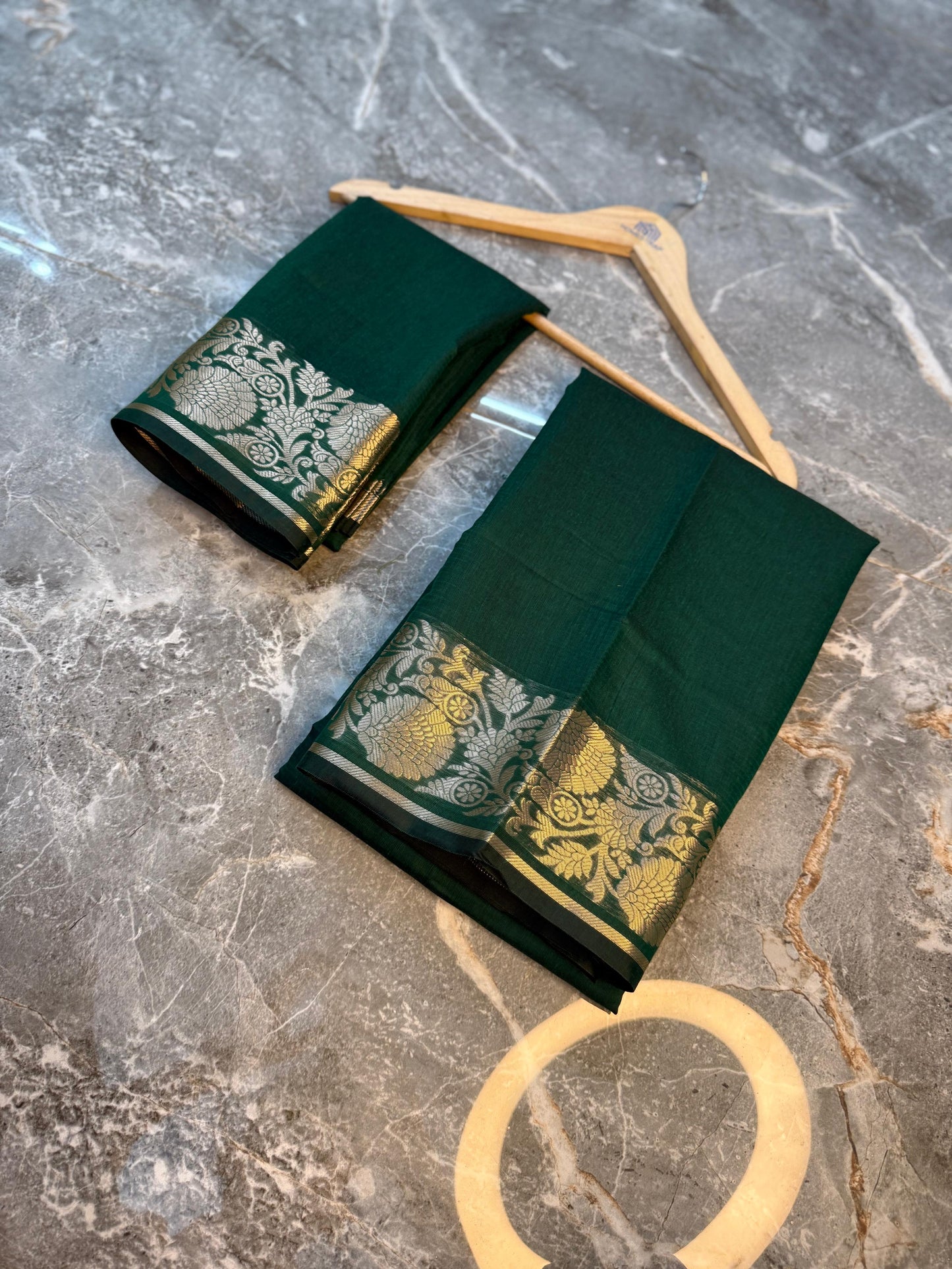 New Launch Banarasi Cotton Silk Saree | Self Colour Saree - BCSSCG74
