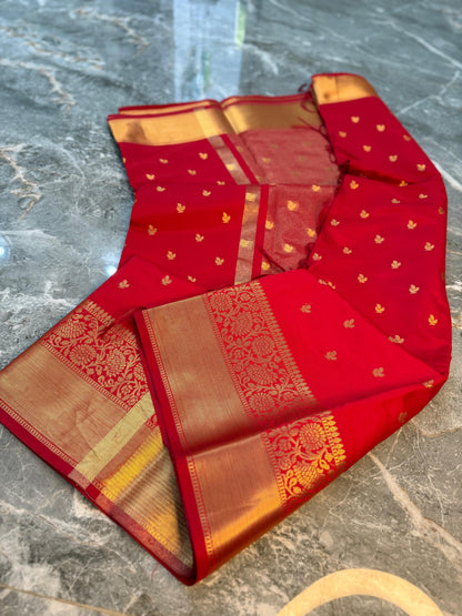 Banarasi Katan Silk Saree - BKSRG022