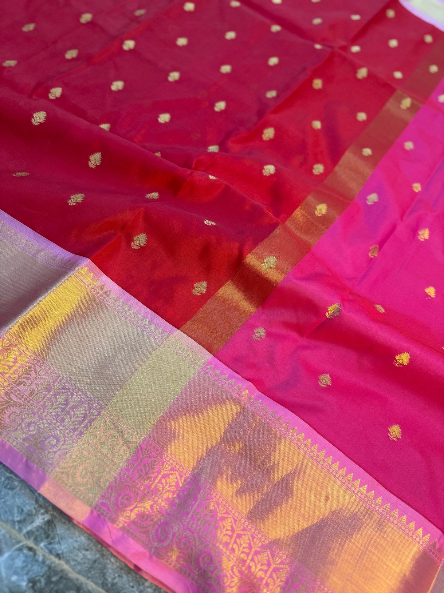 Banarasi Katan Silk Saree - BKSRP008