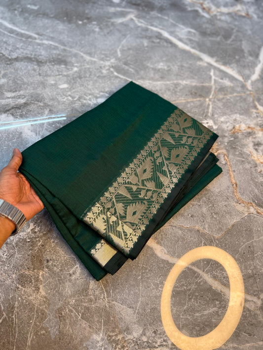 Banarasi Cotton Silk Saree - BCSTBSG03