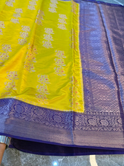 Banarasi Semi Katan Silk Saree - BSKSYW061