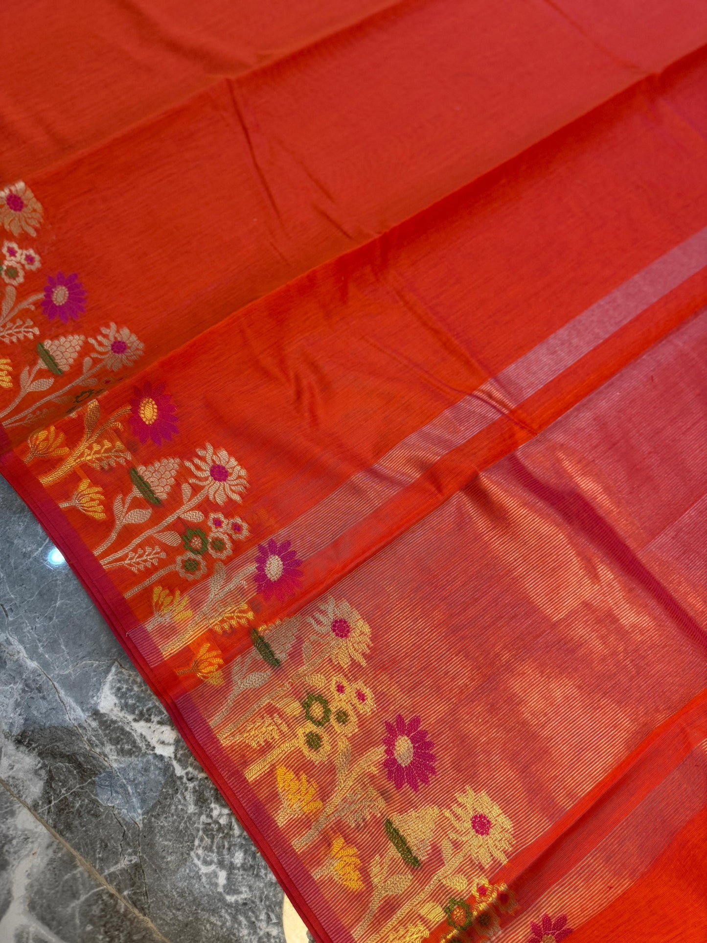 Heritage Banarasi Cotton Soft Silk Saree - HBCSS11