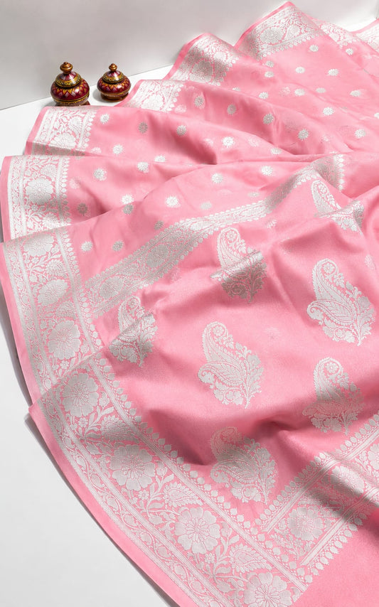Banarasi Semi Georgette Silk Saree - BSGSLP02