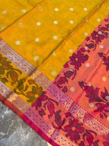 Banarasi Printed Soft Silk Saree with Buti Design - BPSSBY091