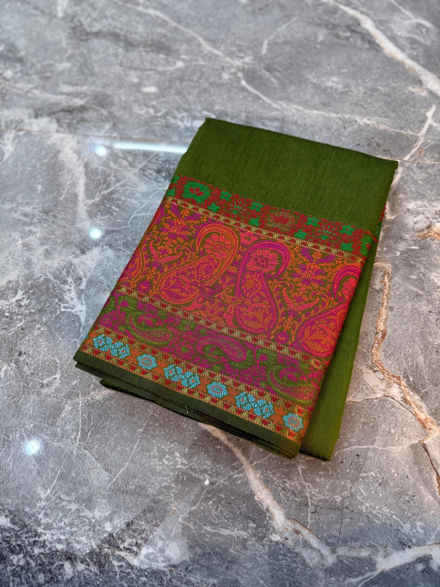 Premium Banarasi Cotton Silk Saree - PBCSSPG084