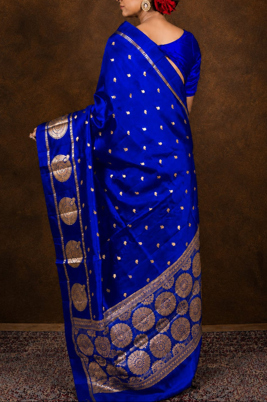Banarasi Semi Katan Soft Silk Saree – BSKSSB097