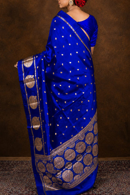 Banarasi Semi Katan Soft Silk Saree – BSKSSB097