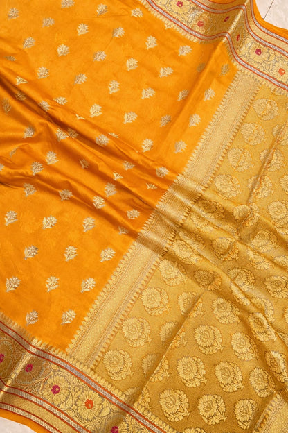 Banarasi Semi Katan Silk Saree - BSKOEG029
