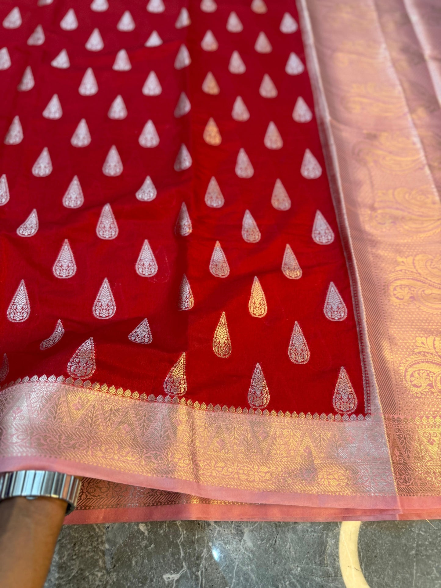 Banarasi Semi Katan Silk Saree - BSKSS0B21