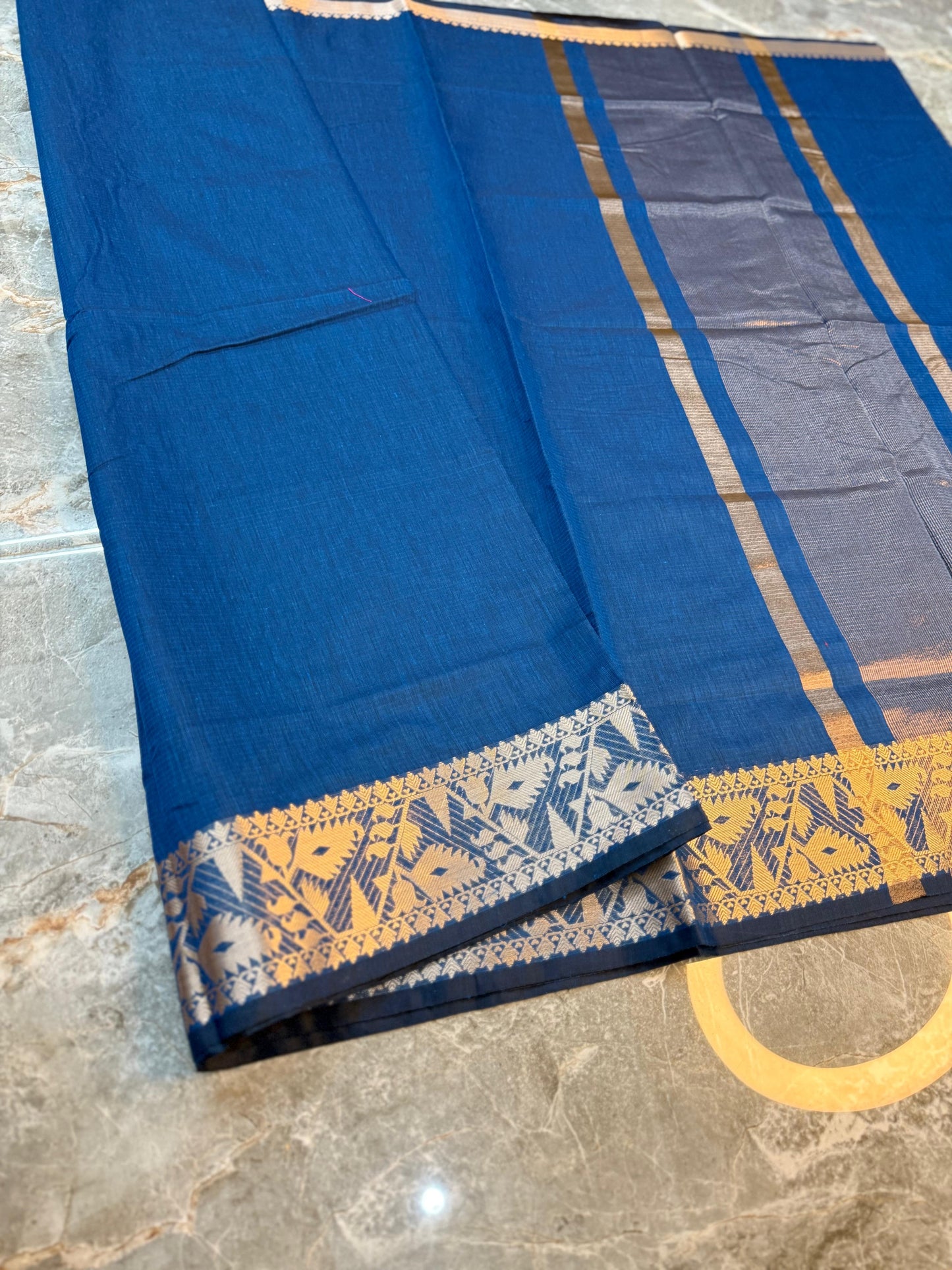 Banarasi Cotton Silk Saree - BCSTBSB05