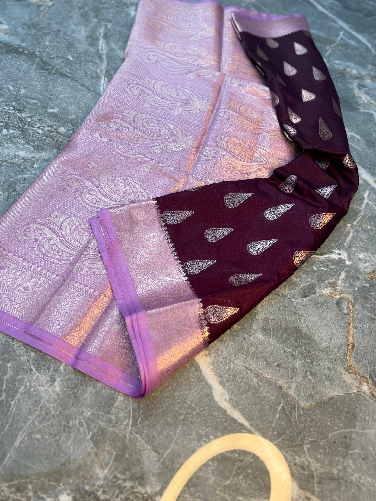 Banarasi Semi Katan Silk Saree - BSKSS0W23