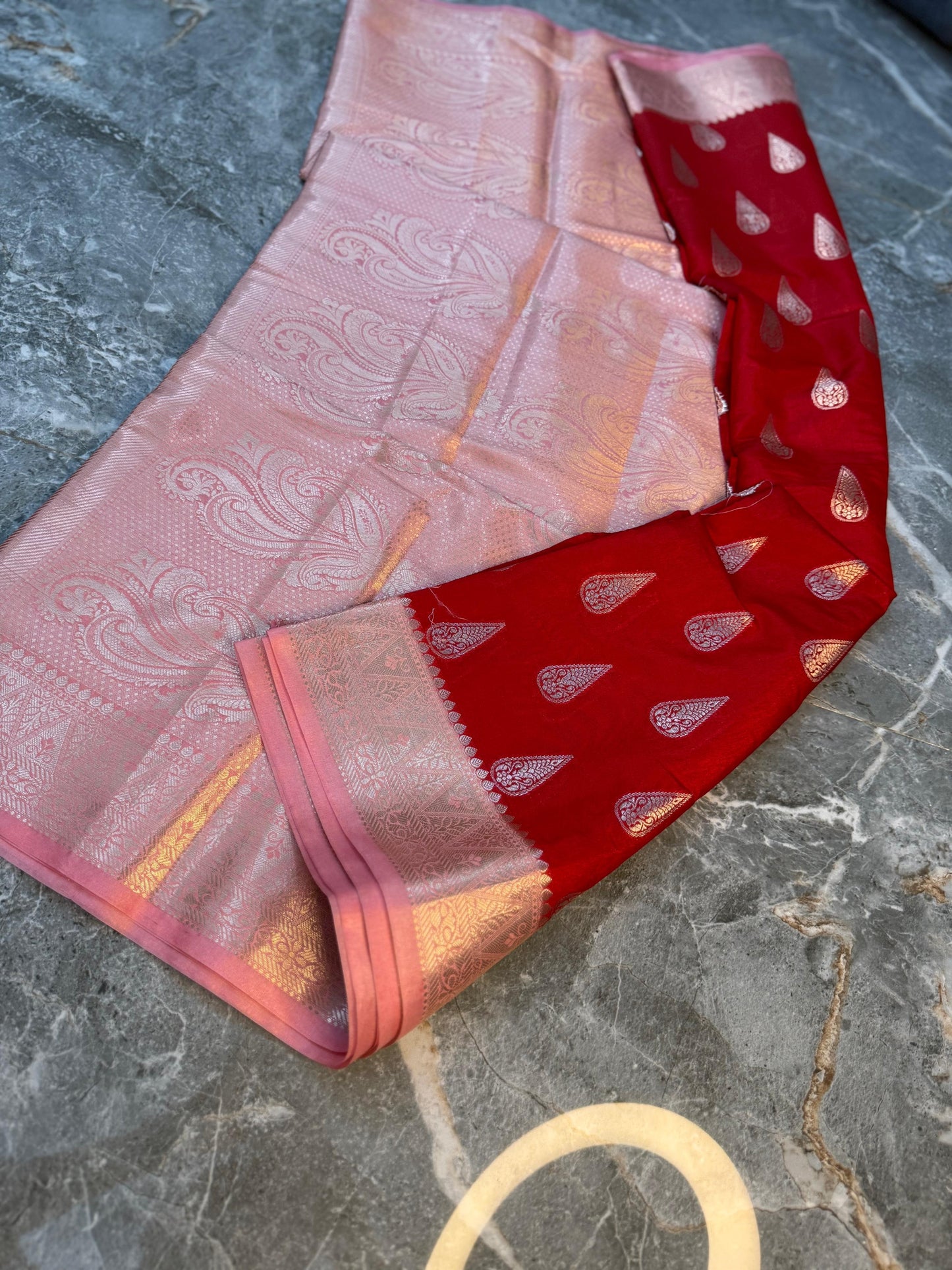 Banarasi Semi Katan Silk Saree - BSKSS0B21