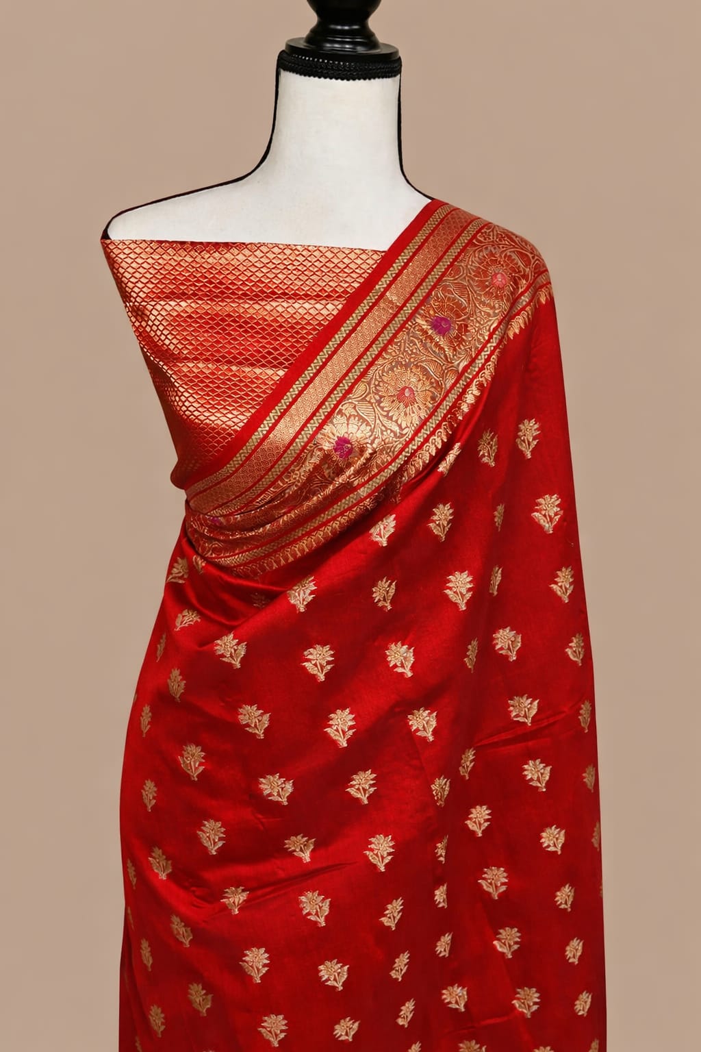 Banarasi Semi Katan Silk Saree - BSKRG032