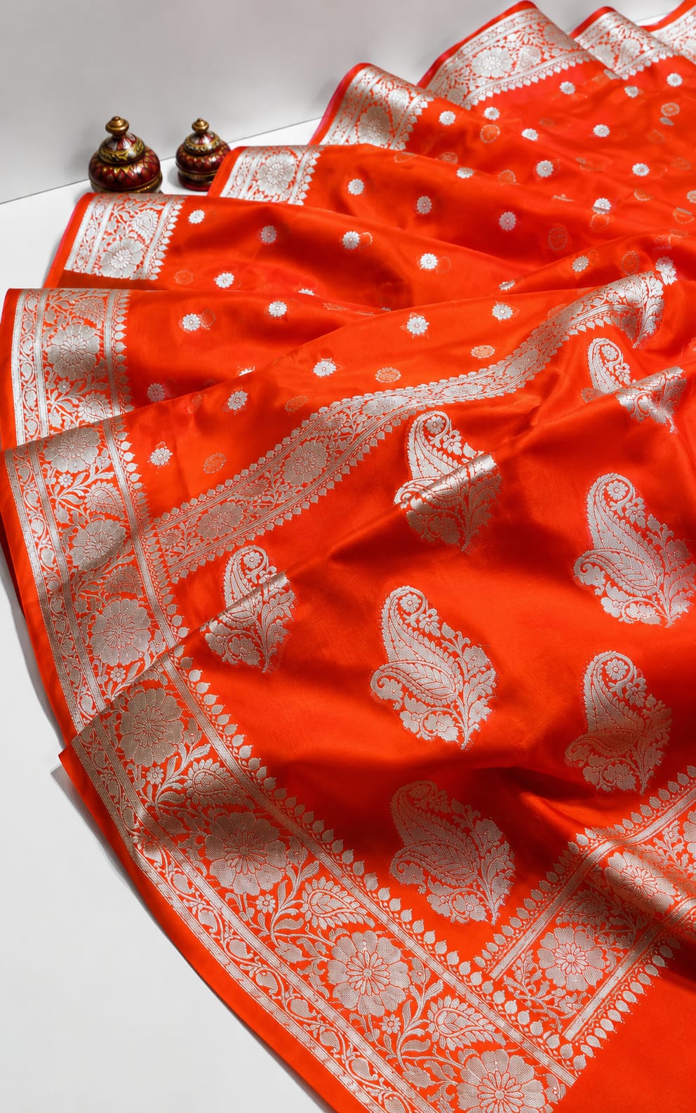 Banarasi Semi Georgette Silk Saree - BSGSRD03