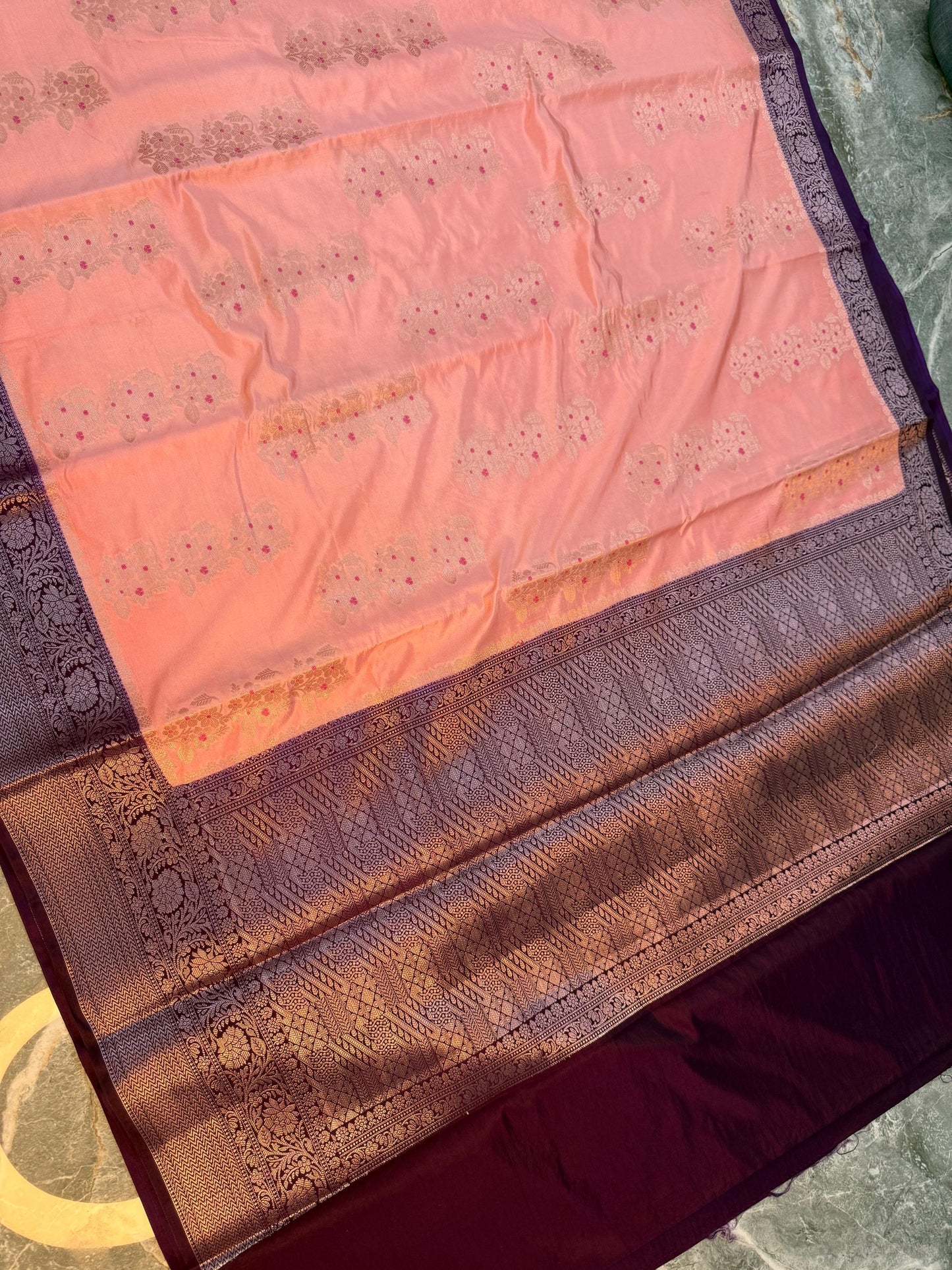 Banarasi Semi Katan Silk Saree - BSKSPK062