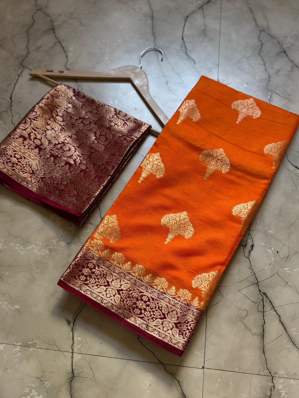 Banarasi Semi Katan Soft Silk Saree - BSKSS0M055