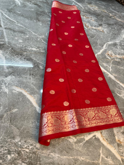 Banarasi Katan Dupian Soft Silk Saree - BKDSSRD031