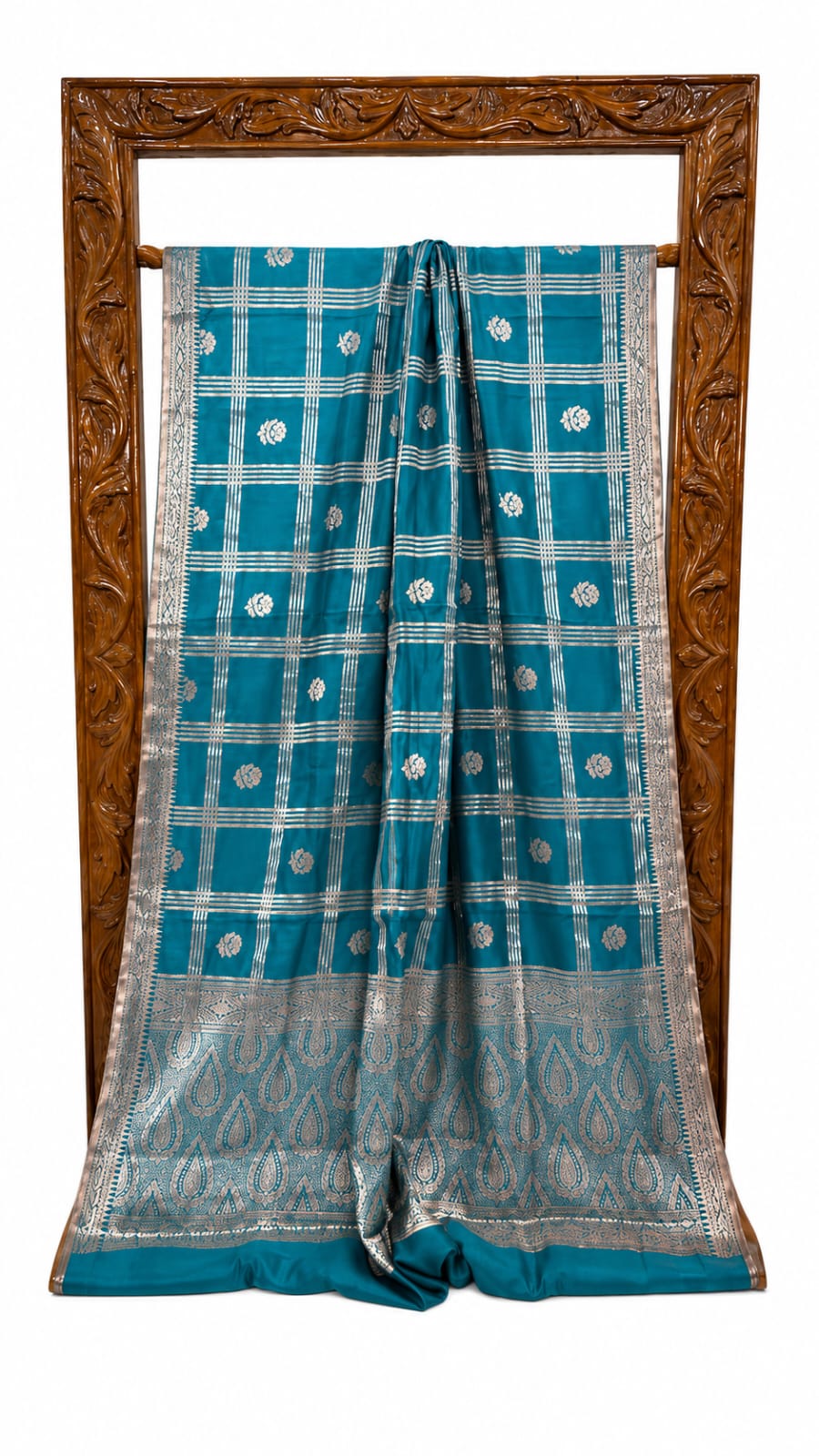 Banarasi Semi Katan Soft Silk Saree - BSKSCHLB064