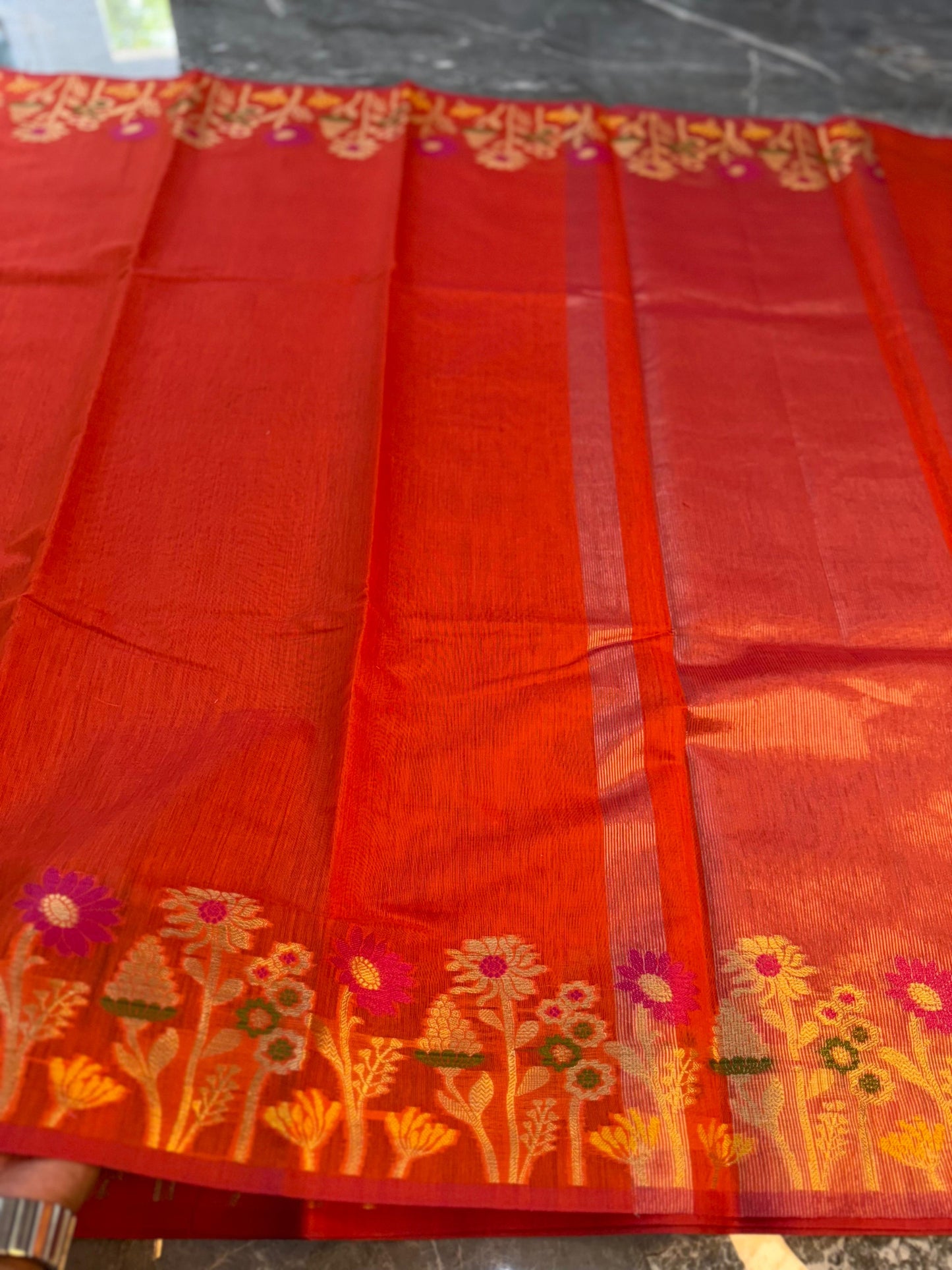Heritage Banarasi Cotton Soft Silk Saree - HBCSS11