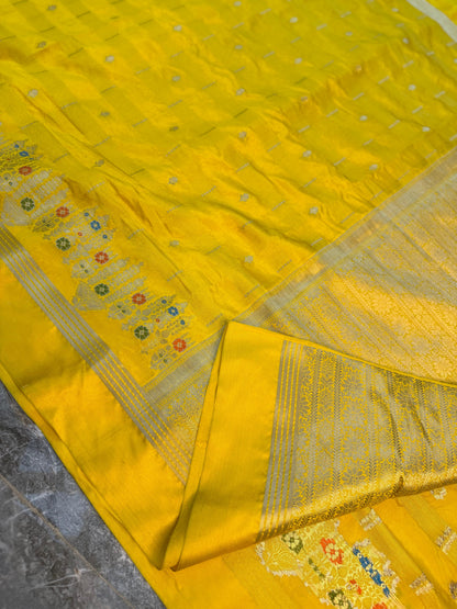 Banarasi Semi Katan Silk Saree - BSKMKMG7