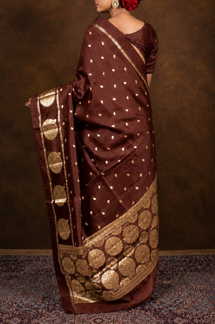 Banarasi Semi Katan Soft Silk Saree – BSKSSB092