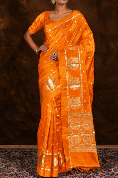 Banarasi Semi Katan Soft Silk Saree – BSKSS0094
