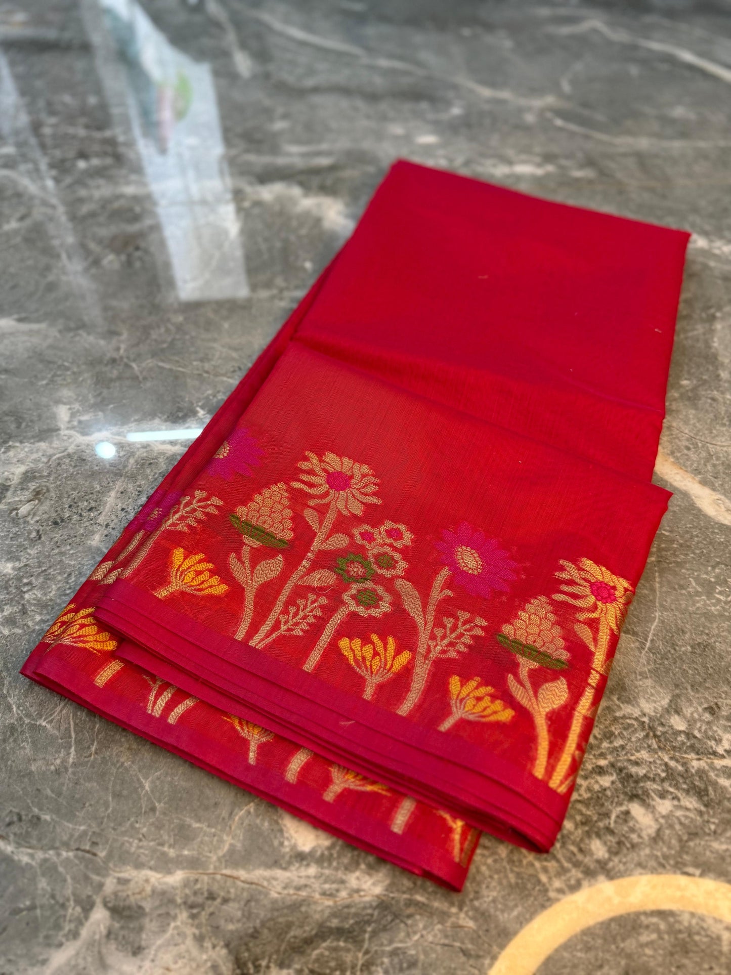 Heritage Banarasi Cotton Soft Silk Saree - HBCSS09