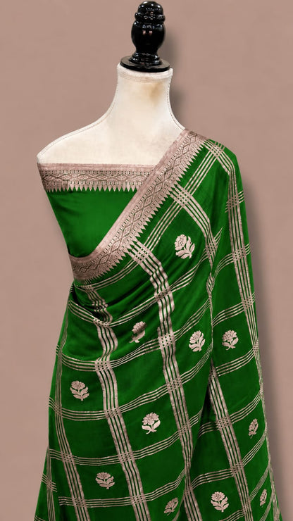 Banarasi Semi Katan Soft Silk Saree - BSKSCHDG067