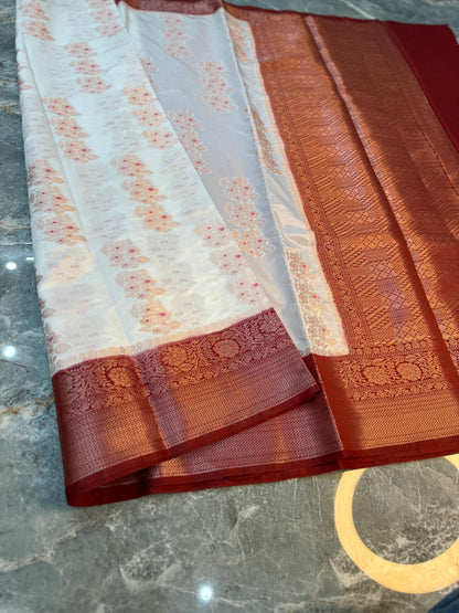 Banarasi Semi Katan Silk Saree - BSKSRD063