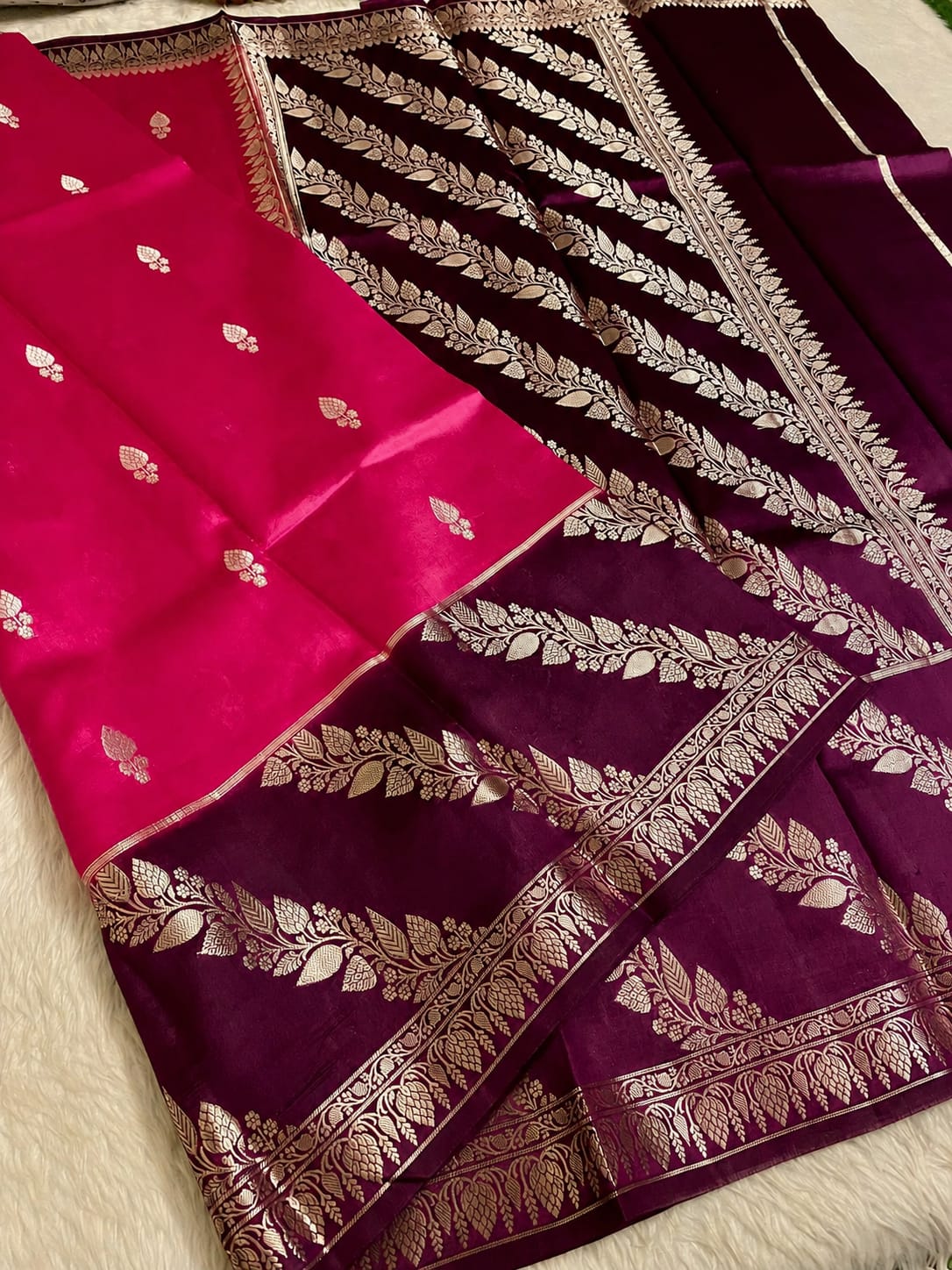 Banarasi Semi Katan Silk Saree - BSKSIB024