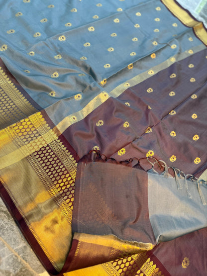 Banarasi Katan Silk Saree - BKSGPE007